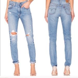 Levi’s 501 Skinny Jeans in Old Hangouts wash